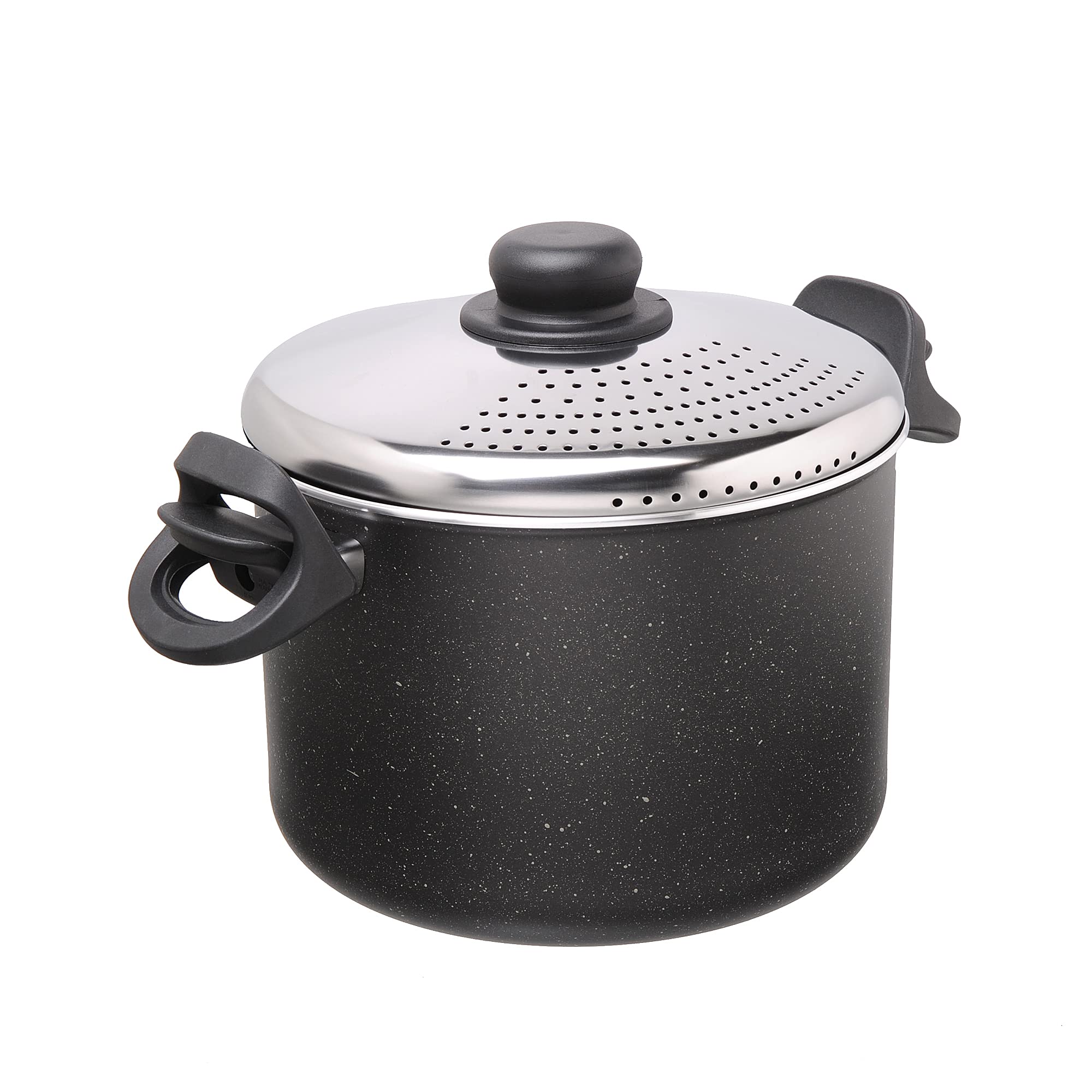 Moneta Etnea Pasta Cooker with Locking Lid, Spaghetti Saucepan, 22 cm (Induction Incompatible)