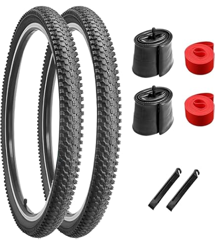 YUNSCM 2-PCS 26 Mountain Bike Tires 26x2.0/50-559 Compatible with 26x1.95 26 x 2.0 YUNSCM 2-PCS 26 Mountain Bike Tires 26x2.0/50-559 Compatible with 26x1.95 26 x 2.0