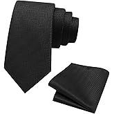 Mantieqingway Boys Tie Sets Solid Color Neckties for Boy Kids Self Ties with Pocket Square Formal Wedding Church Graduation