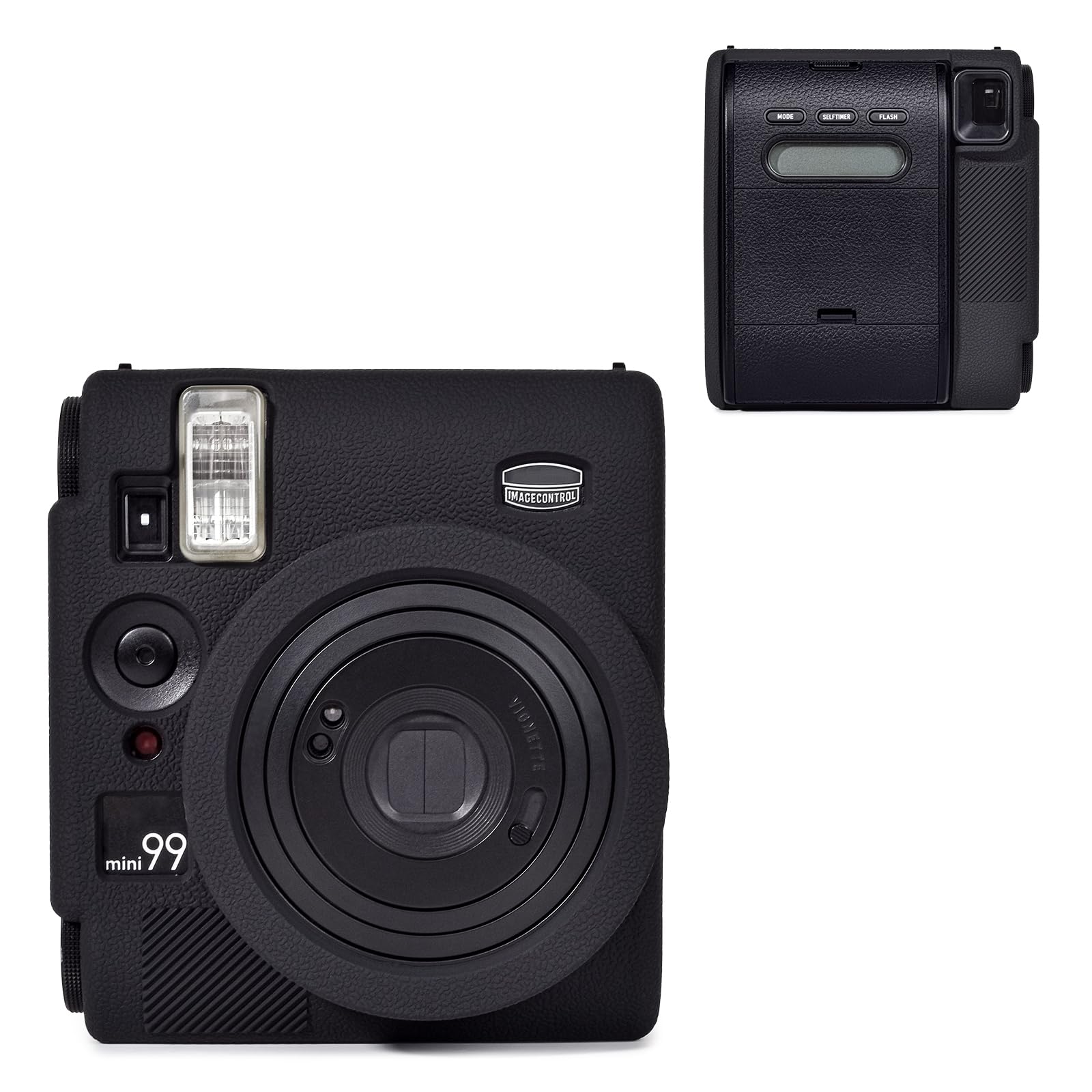 Photo 1 of Rieibi Mini 99 Silicone Case?Camera Case Compatible with instax Mini 99,Silicone Protective Case for Fujifilm Instax Mini 99 Instant Camera,Soft Protector Cover Lightweight Anti-Scratch - Black
