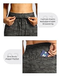 G Gradual Women's Joggers Pants with Zipper Pockets