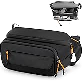 Cwatcun Camera Sling Bag Small, DSLR Compact Camera Shoulder Bag Crossbody, Photography Bag Case Purse for Canon Nikon Sony Fuji DSLR/SLR/Mirrorless Cameras