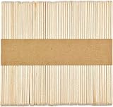 ZHIYE Natural Wooden Lollipop Sticks 50pcs 93x10x2mm Smooth Edges Craft view 1