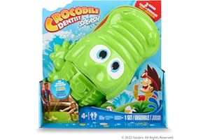 Hasbro Crocodile Dentist Splash Water Game for Kids – Backyard Sprinkler Outdoor Games for Summer Fun