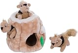 Outward Hound Squirrel Dog Toy Plush Hide & Seek Small