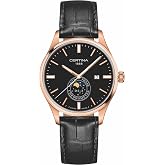 Certina, Mens, DS 8 Moon Phase, Stainless Steel, Swiss Quartz Watch, C0334573605100