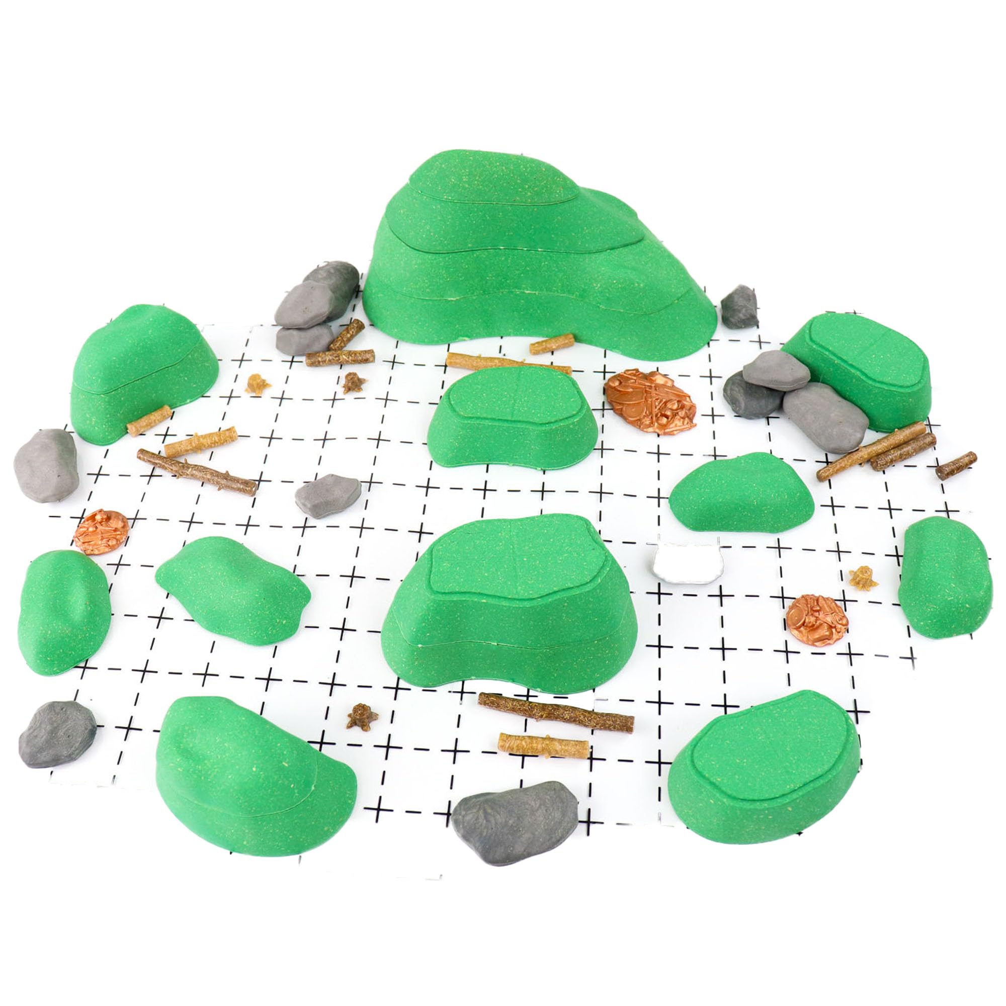 Dirt Cheap Dungeons Modular Terrain System - Gnoll Set TT RPG Terrain Building for Dungeons & Dragons, Pathfinder, War Gaming, and More!