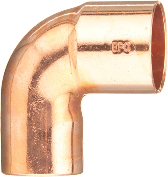 Elkhart Products 107C2 1" 1Inch 90Degree Copper Street Elbows Pipe