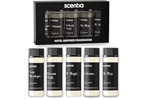 SCENTIA My Way Hotel Diffuser Oil | Aromatherapy Fragrances Inspired by 5-Star Hotels | Luxurious Scents Gift Set-5x20ml Bottles Set-The 1 Hotel Miami Beach & 5-Star Hotels