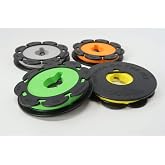 NIRVANA On The Fly - Tenkara Line Holder, 4-Pack | High-density foam rigging spool designed to pre-wind and store multi-fly setups for rapid streamside changes