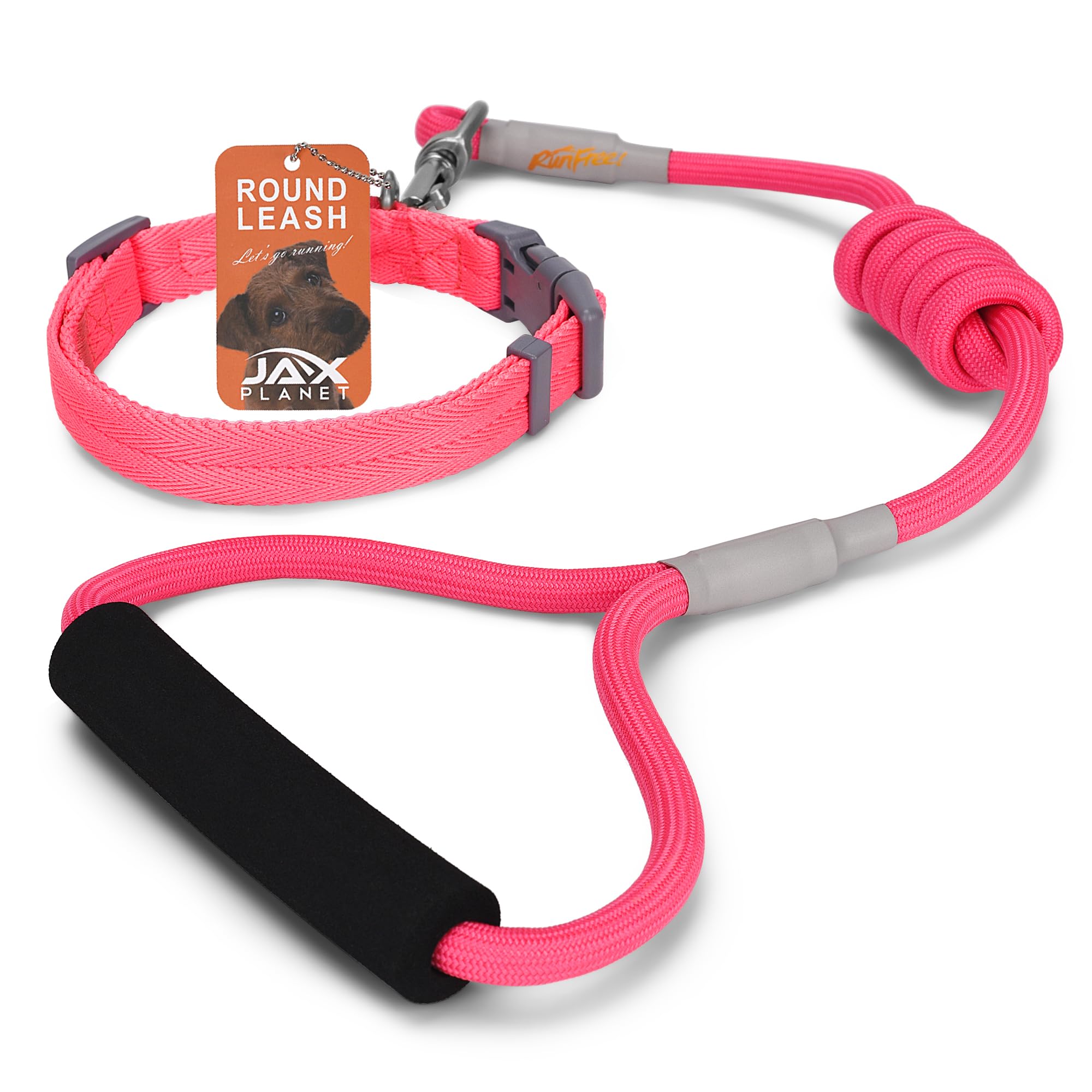 Soft Touch Collar & Rope Leash :CofN Rope Dog Leash