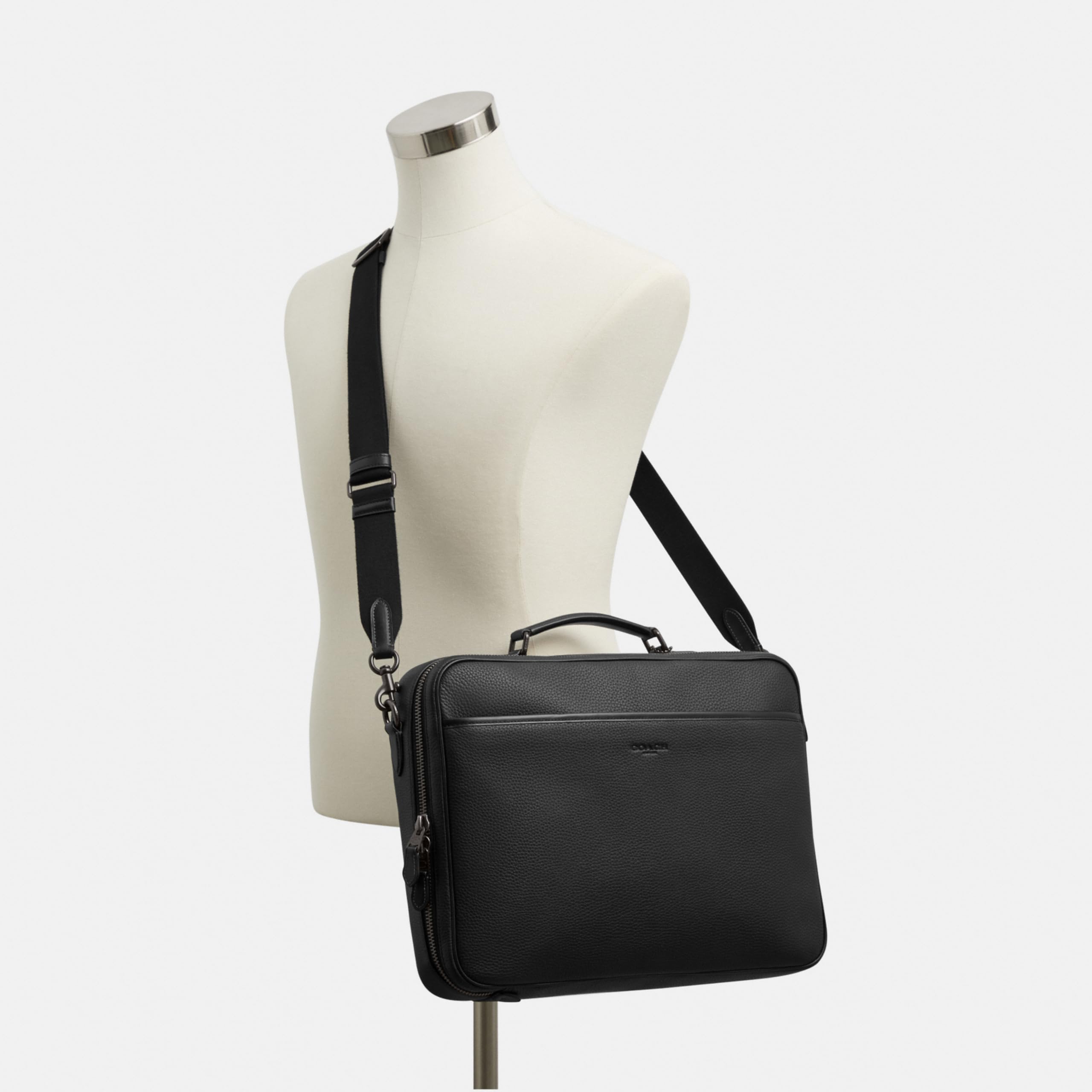 Coach Gotham Convertible Brief in Pebble Leather