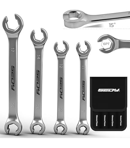 さとっち GEARWRENCH Flare Nut Wrench, 13mm x 14mm - 81646 - Combination