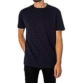 Armani Exchange Mens All Over Logo Print Regular Fit Tee