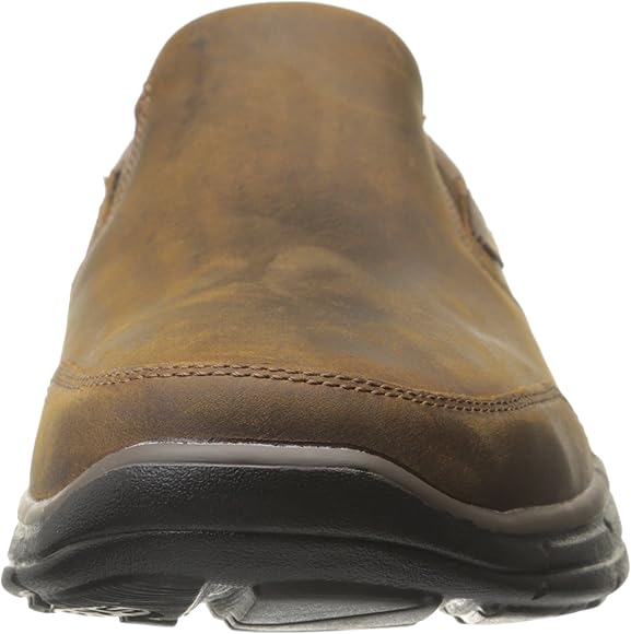 skechers men's relaxed fit glides calculous slip on