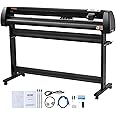 VEVOR Vinyl Cutter Plotter Machine, 53" Signmaster Software Sign Making Machine, 1350mm Paper Feed Vinyl Cutter Plotter with Stand (53" 1350mm)