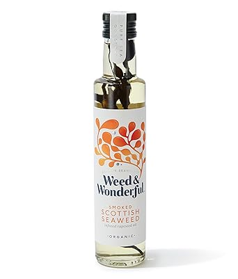 Smoked Scottish Seaweed Infused Rapeseed Oil 250ml Organic