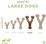 Benebone Wishbone Dog Chew Toy Large Real Bacon Nylon USA Made view 4