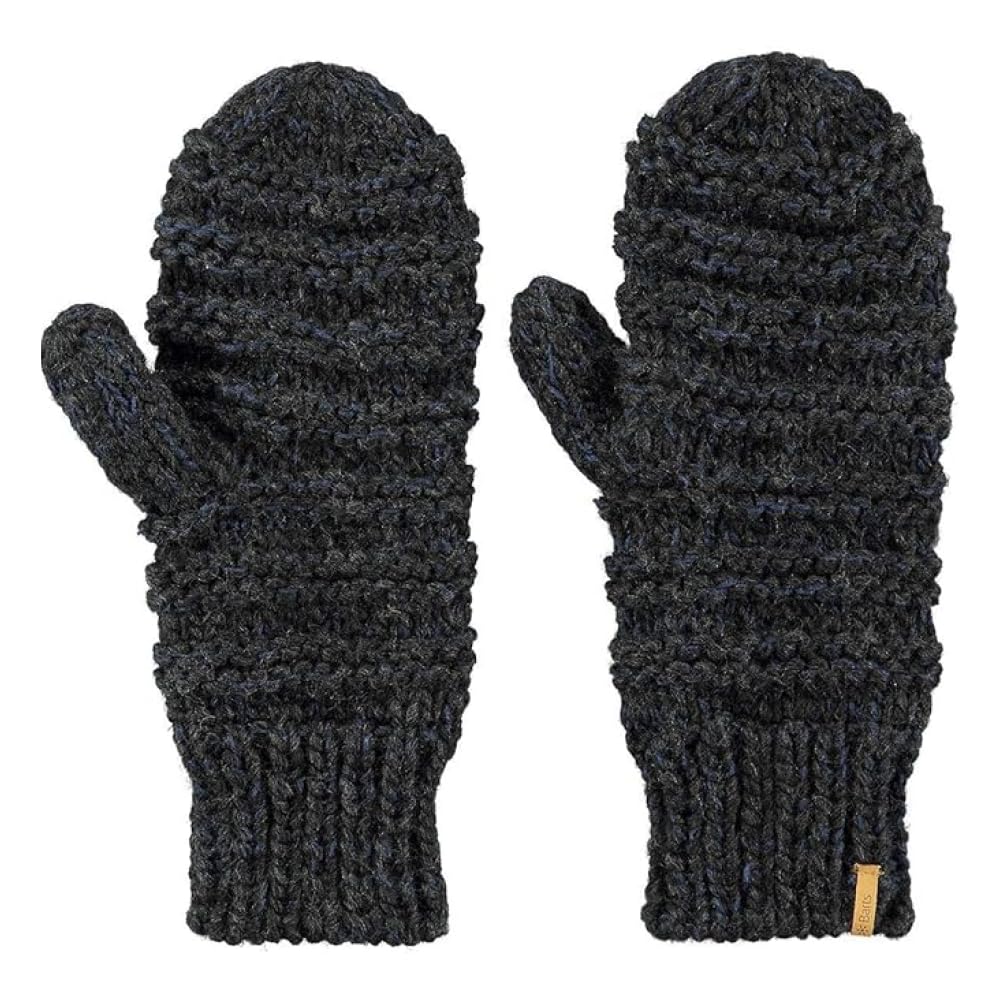 Barts Jasmin Mittens Women - women´s gloves knit wool with lining, lining Winter Autumn-Winter - One Size anthracite