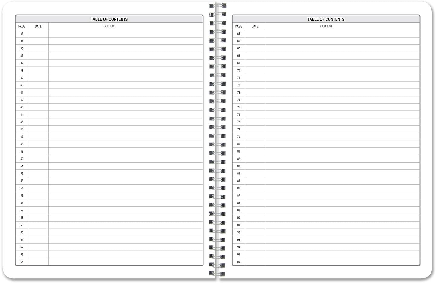 BookFactory Meeting Notebook/Business Meeting Book - Black, 120 Pages (Ruled Format), 8.5" x 11", Wire-O Bound (MTG-120-7CW-A-(Meetings-K)) : Office Products
