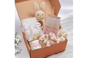 COZY NEST DESIGNS New Mom Gift Basket. Pregnancy Gift, Baby Shower Gifts, Postpartum Gift, Congratulations on Pregnancy Gift, New Baby Gift, Mothers Day Gift for New Mom- - Gift Box Set for Mom and Baby, Undefined