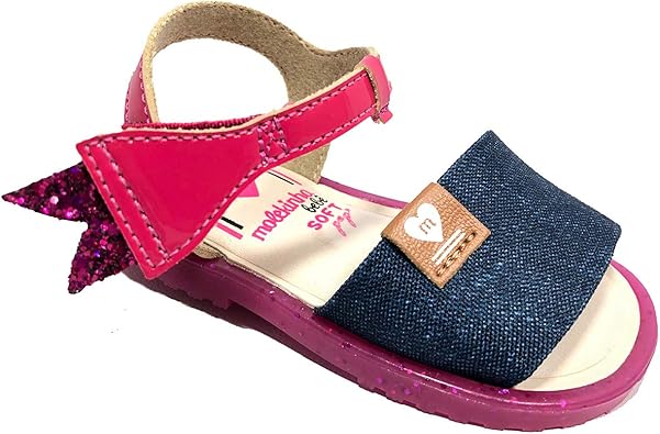 sandalia molekinha menina rosa