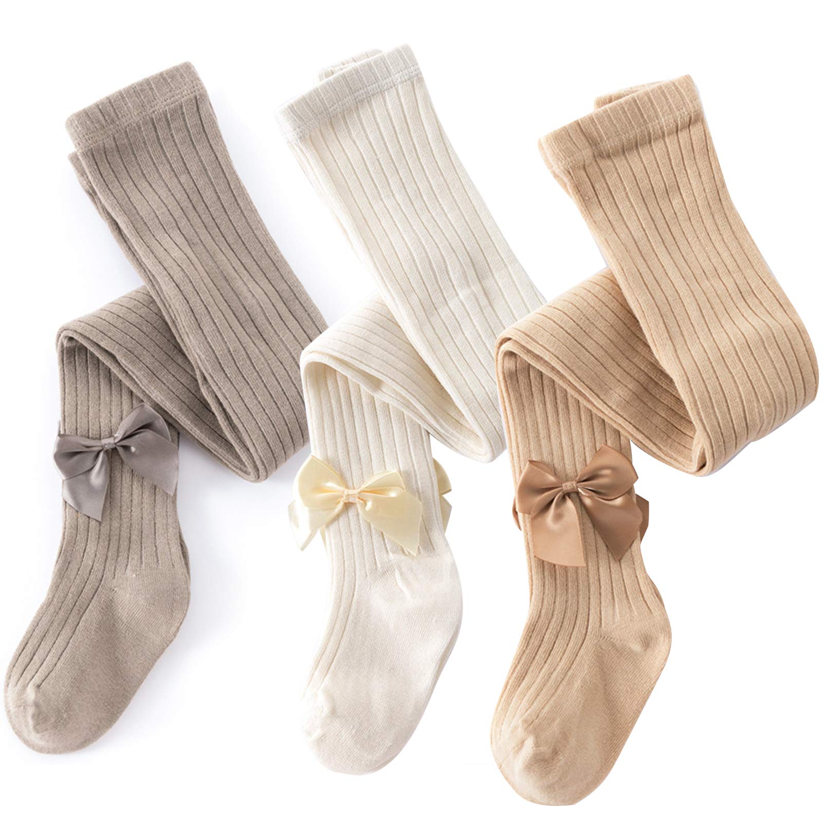 Photo 1 of ***SEE CLERK COMMENTS*** ACTLATI 2-8T Girls Tights Toddler Knit Cotton Leggings 3 Pairs of Baby Girl Stockings Girls Winter Pantyhose Pants