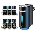 Featwell Car Air Freshener, Air Freshener Diffuser Three Adjustable Modes, Aromatherapy Machine Rechargeable (Black)