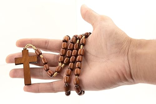 Catholica Shop Catholic Religious Wear Wooden Beads with Wood