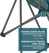 Highlander Compact Camping Chair Lightweight Folding 2.2kg with Cup Holder view 6