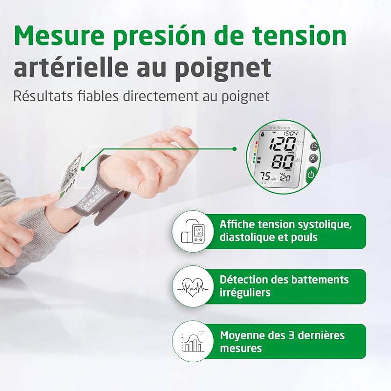 BW 315 tensiomètre à poignet, tensiometre et pulsomètre