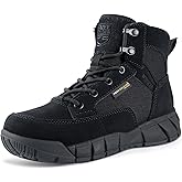 FREE SOLDIER Hiking Work Boots Women's Tactical Boots 6 Inches Lightweight Waterproof Military Boots Outdoors Desert Boots