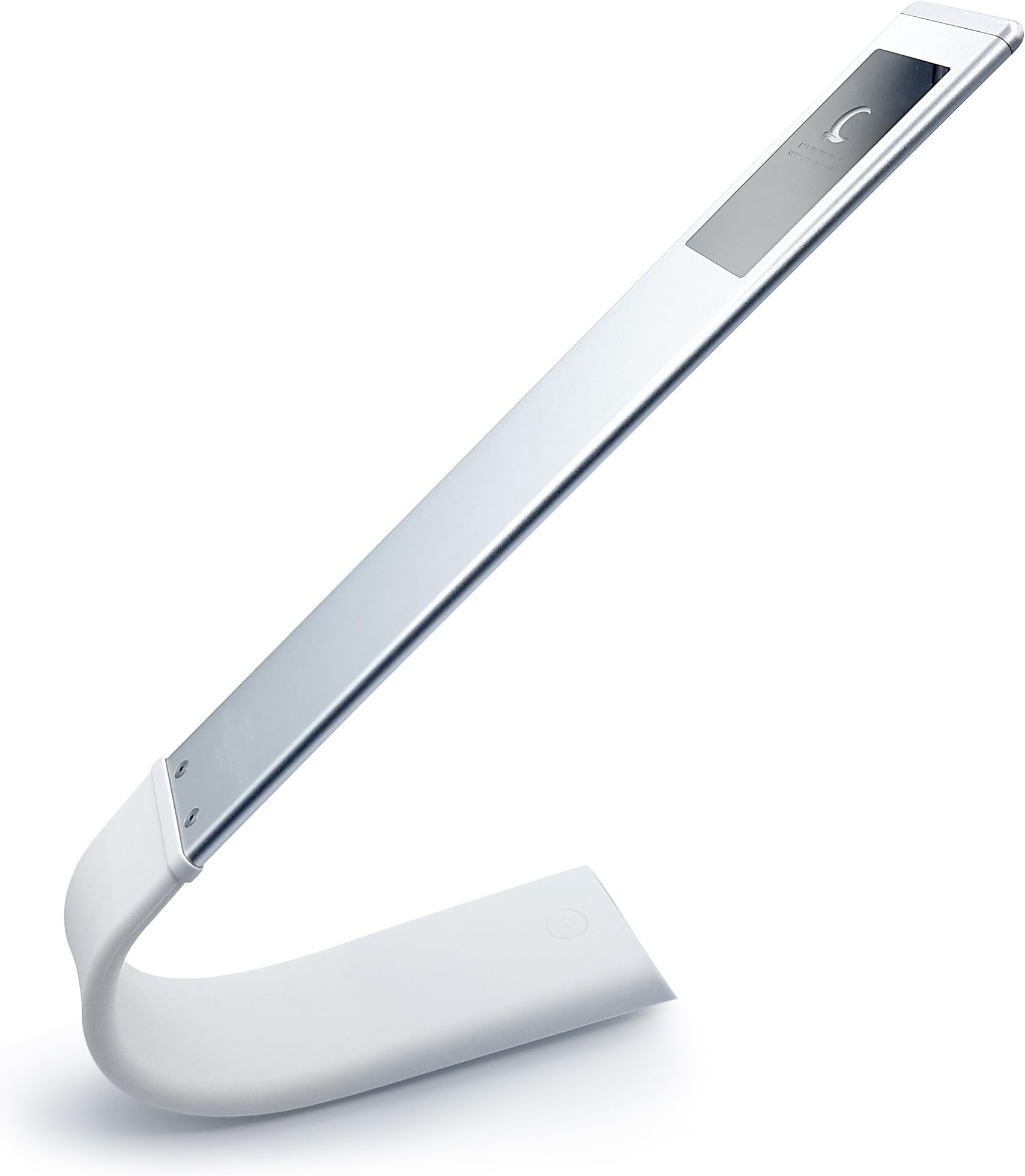 Nimbus Collective - Silver LED Eye Protection Optometer Desk Lamp for Reading, Studying, Working, Home Decorating - 5 Color Temperatures - Dimmable Control Panel