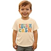 SANIXJOO Toddler Cousin Crew T-Shirt Big Cousin Crewneck Pullover Tee Baby Girl Boy Short Sleeve Casual Unisex Summer Tops