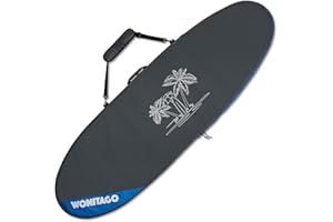 WONITAGO Surfboard Travel Bag, Stand-up Paddle Board Carrying Bags, Surf Cover Wear-Resistant and Lightweight Size 7'0, 7'6, 8'0, 8'6, 9'2, 9'6, 10'0