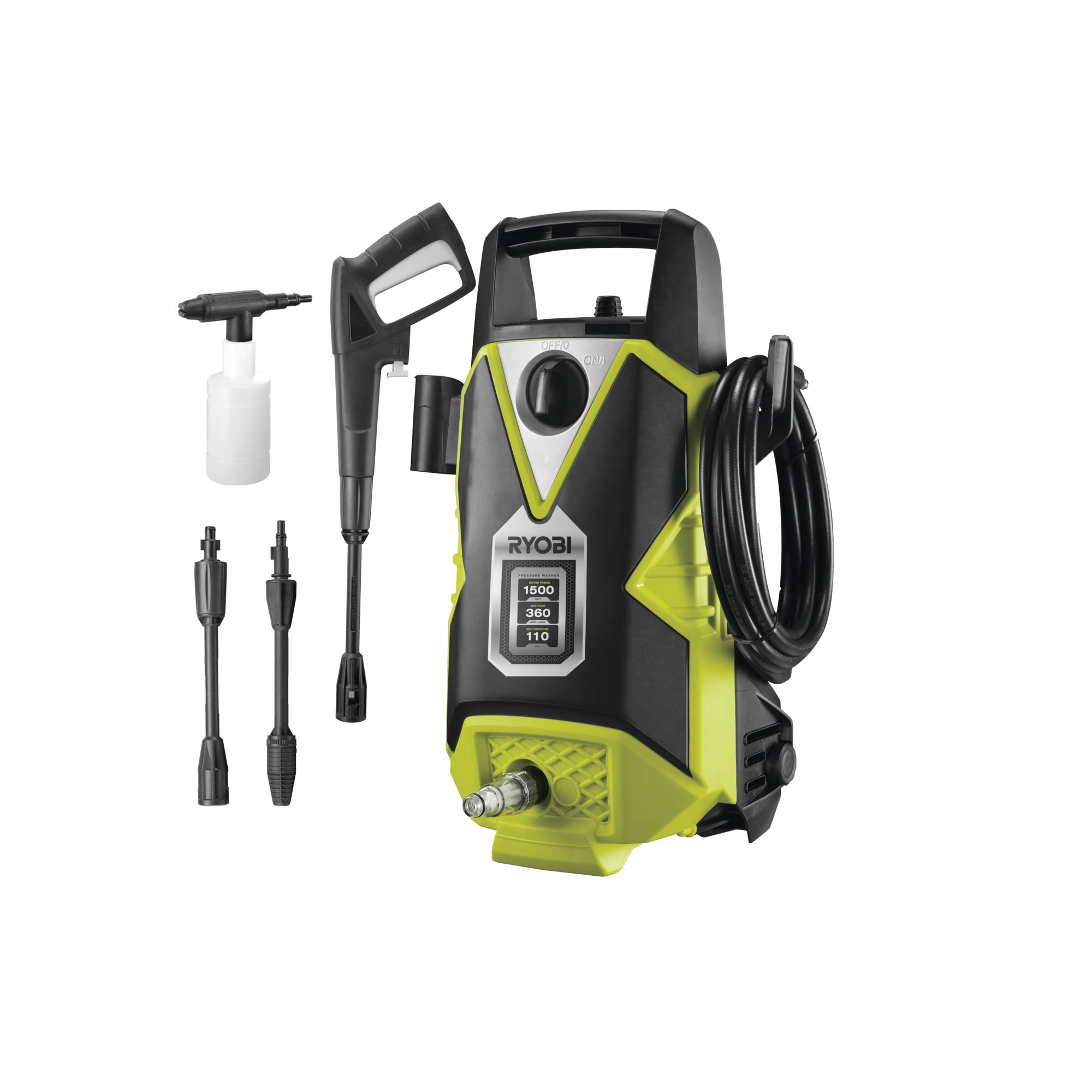 Ryobi RPW110B 1500W 110bar Pressure Washer