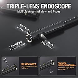 Triple Lens Borescope Inspection Camera, Teslong