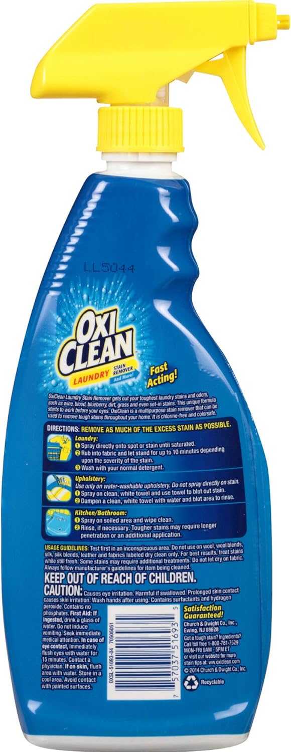 Oxiclean Stain Remover Spray, 21.5 oz: Health & Personal Care