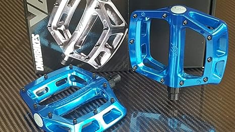 blue bmx pedals