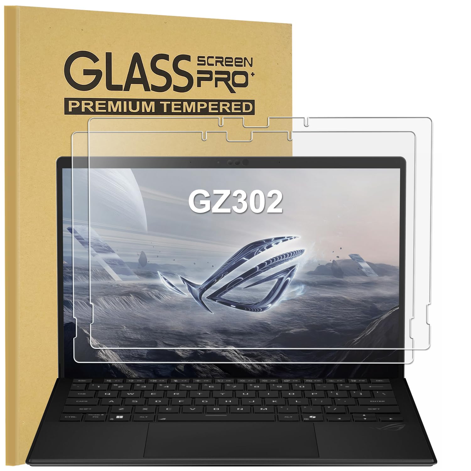 KEANBOLL 2 Pack 9H Hardness Tempered Glass Screen