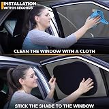EcoNour Car Window Shades for Baby 4 Pack 20 x 12 inch Sun Protection view 6
