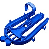 SAEKODIVE Drysuit Hanger for Wetsuit and BCD - Multi-Purpose, Anti-Slip - for Diving Gear and Outdoor Activities (Blue)