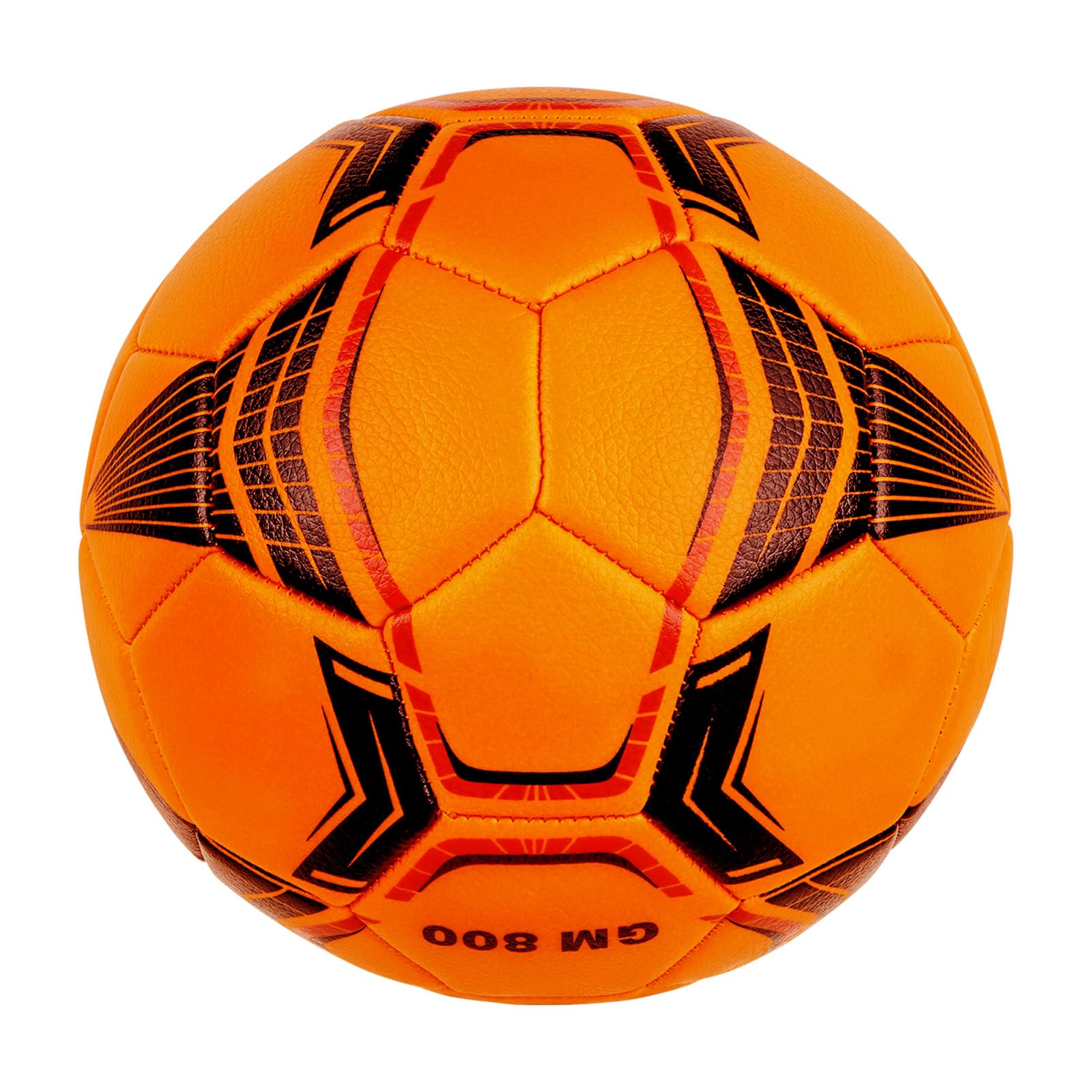 Linkidea Size 4 Training Futsal Ball, Low Bounce Indoor Soccer Ball (Orange)
