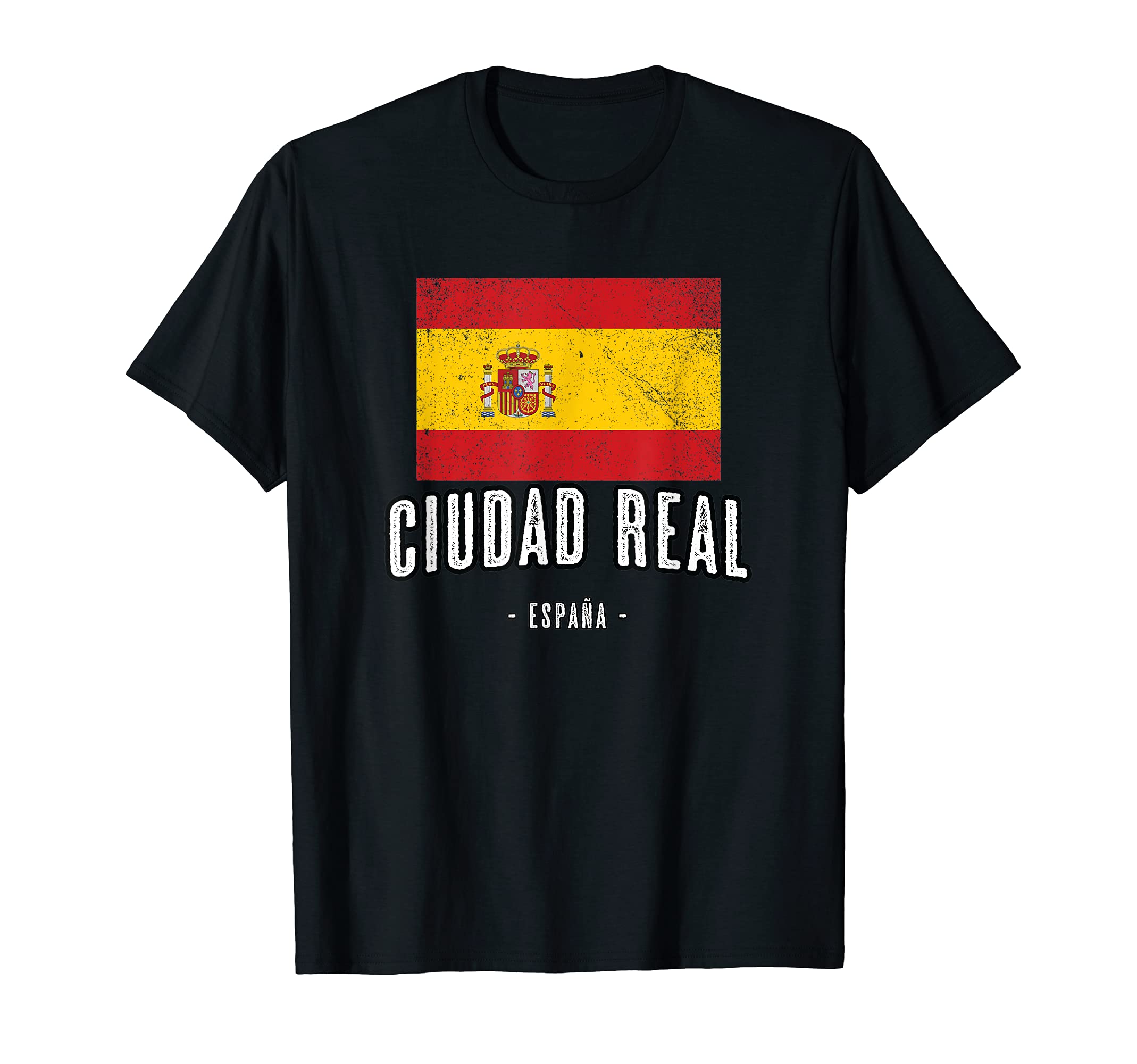 Ciudad Real, Spain | ES Flag, City Top - Bandera Ropa - T-Shirt