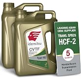 Idemitsu CVT HCF-2 Transmission Fluid for Honda &ndash; 5 Qt, Pack of 2 | For Honda/Acura HCF-2 CVTs | Anti-Wear, Anti-Shudder &amp; Deposit Control | ISO &amp; IATF Certified