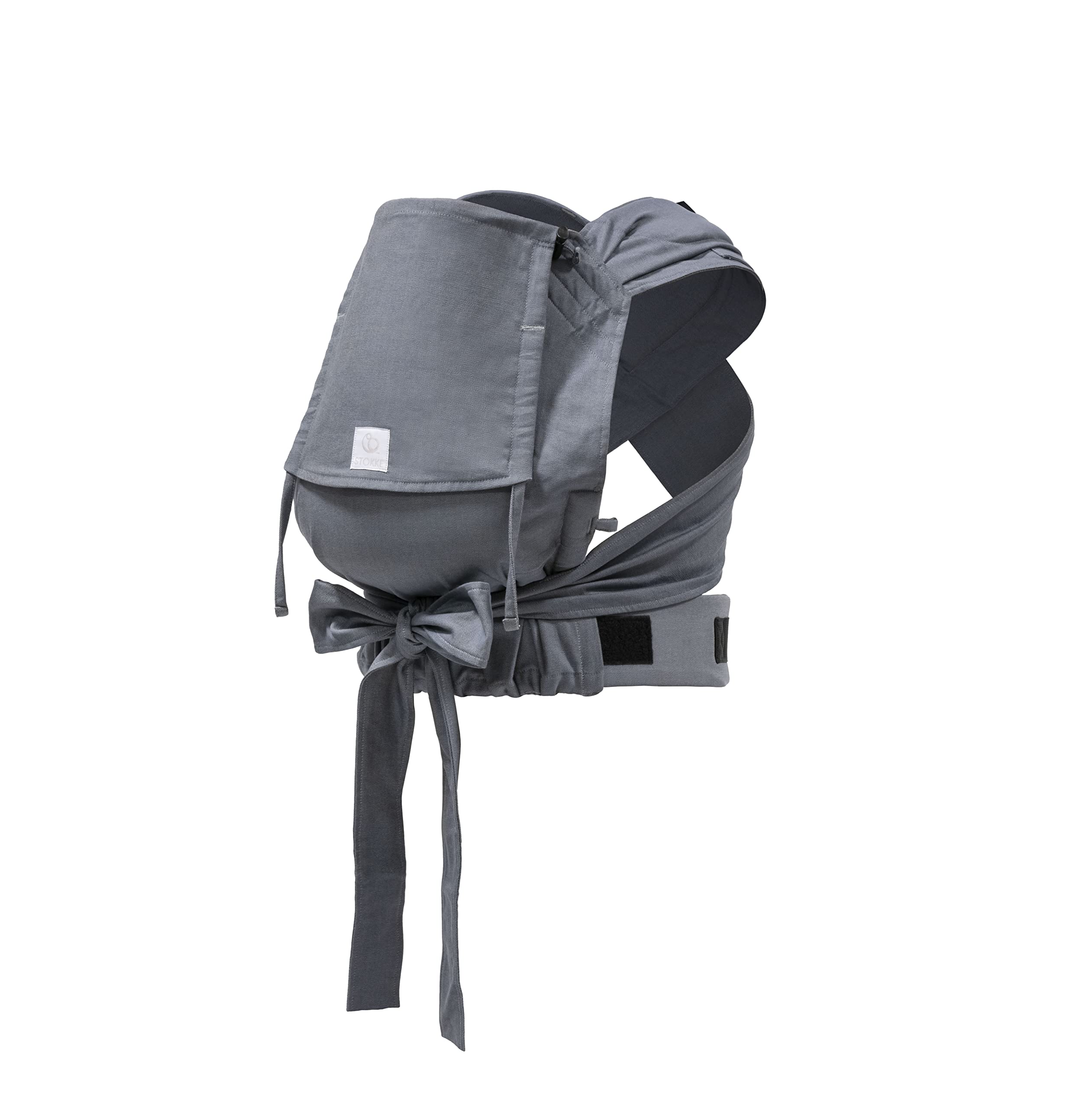 Stokke Limas Carrier - Grow-Along Baby Sling for Baby Sizes 50 to 86 (3 to 15 kg) - Lightweight and Ergonomic - Colour: Slate Melange