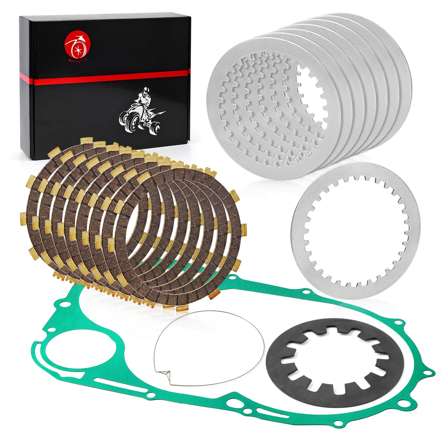 Photo 1 of ***MISSING PARTS***
Clutch Friction Plates Kit Spring w/Gasket For YAMAHA XVS1100 V-star 1100 1999-2009 5P9-W001G-00-00