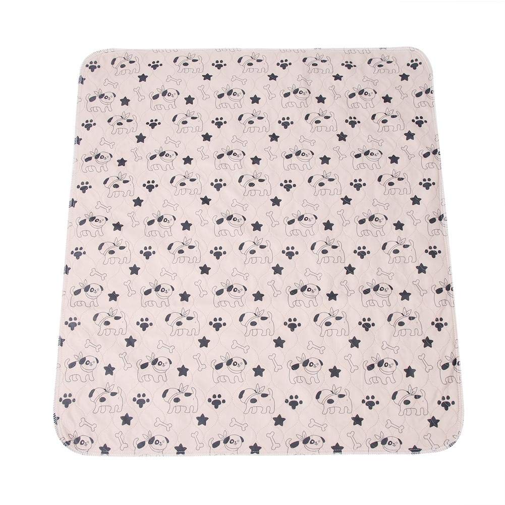 TOPINCN Pet Pee Pad Waterproof Pup Urine Training Mat Reusable Puppy Dogs Cats Pee Bed Pad Carpet Repeatable Mattress 3 Sizes(80 * 90Cm)