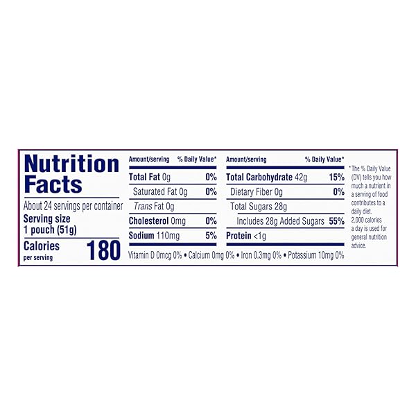 SWEETARTS SOFT AND CHEWY ROPES, CHERRY PUNCH FLAVOR, 1.8 OUNCE POUCHES (PACK OF 24)