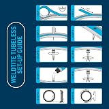 WELDTITE Tubeless Presta Valve Kit 2 x 55 mm Black view 6